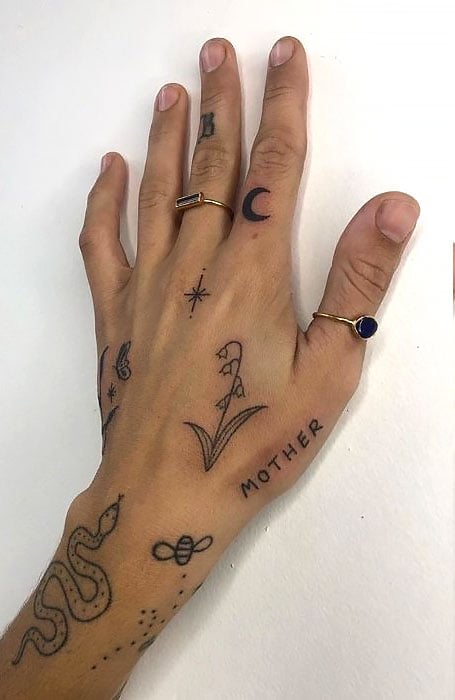 Finger Patchwork Tattoos 1