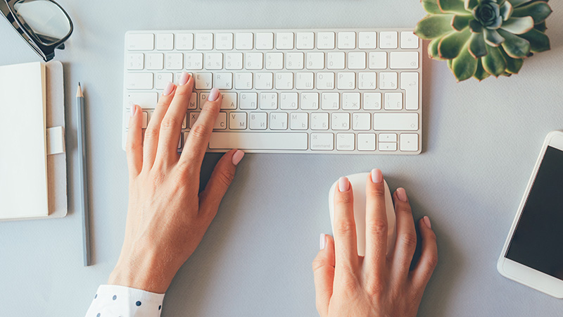 Finger Shape For Typing