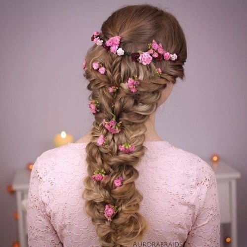 Fishtail Braid Bridesmaid