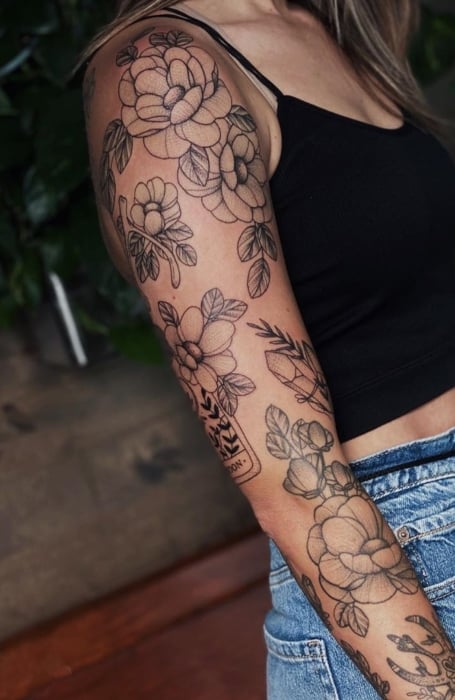 70 Alluring Patchwork Tattoos That Are Essential For Your Tattoo Collection