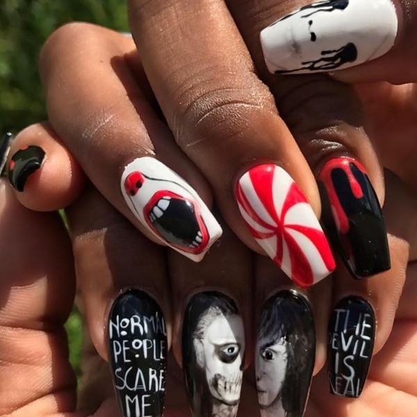 60 Fun Halloween Nail Designs to Copy The Trend Spotter