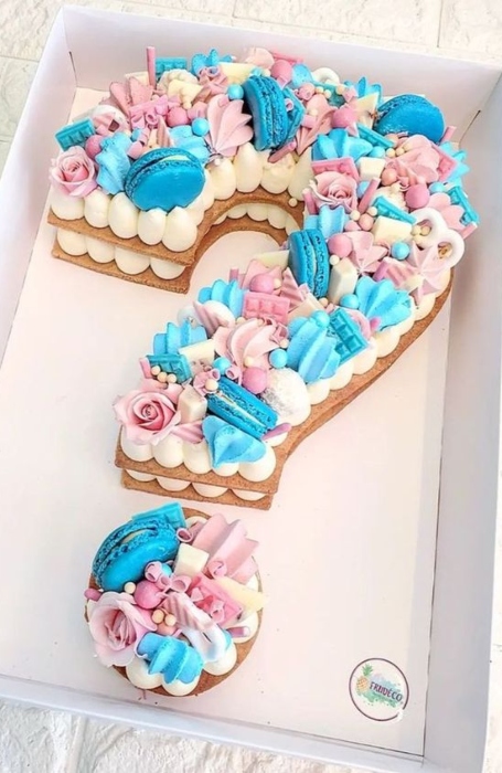 Gender Reveal Cake