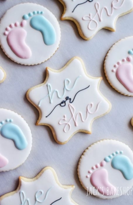 Gender Reveal Cookies