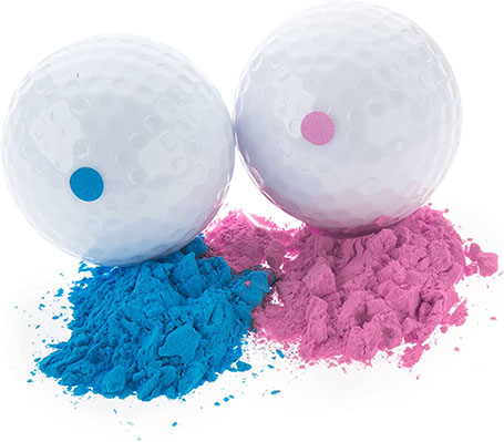 Gender Reveal Golf Ball