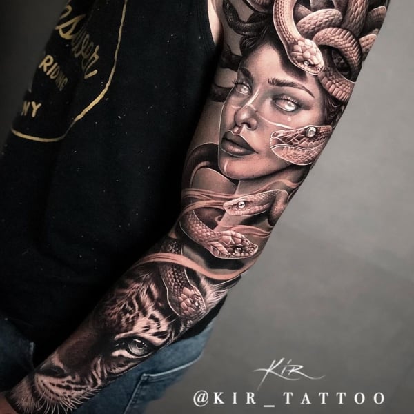 Men Water Transfer Tattoo Sticker Waterproof Temporary Large Black Chinese  God Full Back Tattoos 4834cm Fake Tattoo For Man S3  Temporary Tattoos   AliExpress