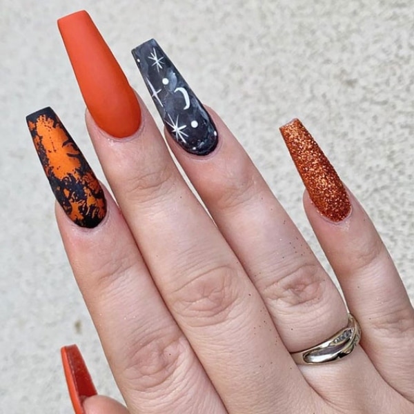 Halloween Acrylic Nails