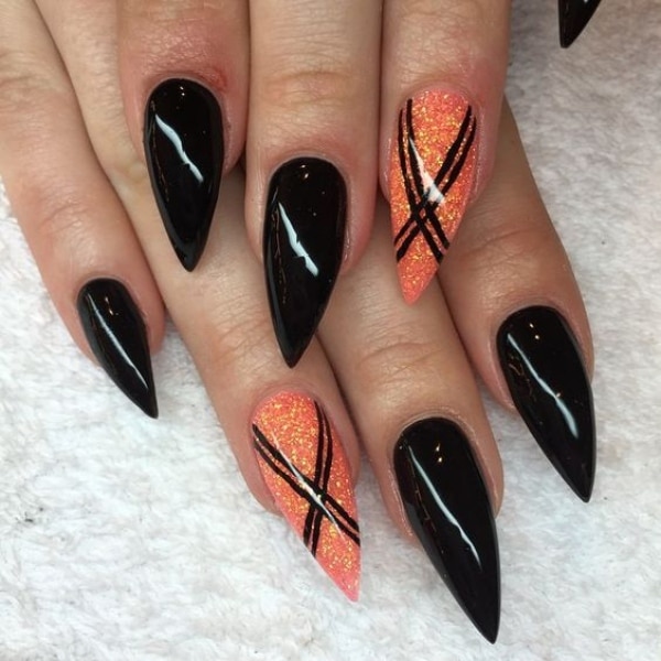 Halloween Dip Nails