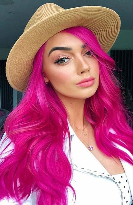 Hot Pink Hair