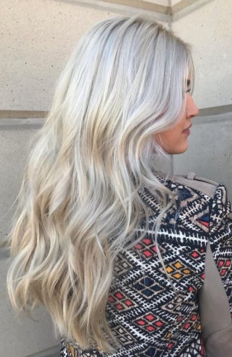 Icy Blonde Highlights