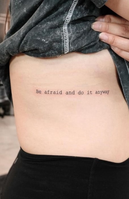 Inspirational Tattoo Quote 