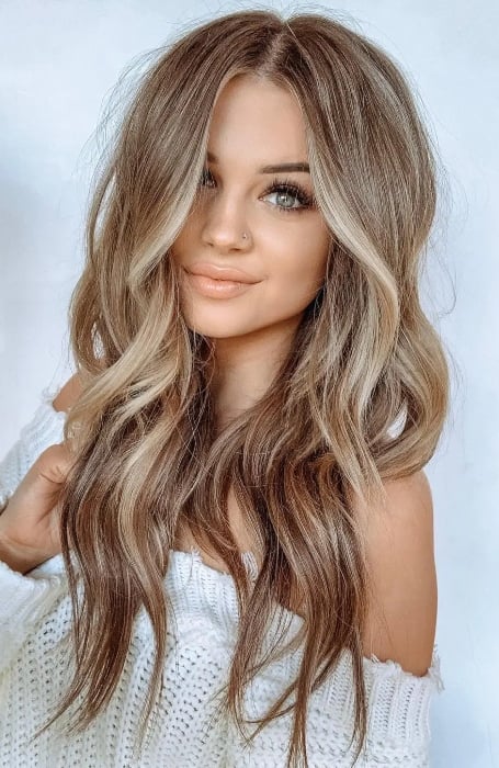 Light Brown Hair With Blonde Highlights