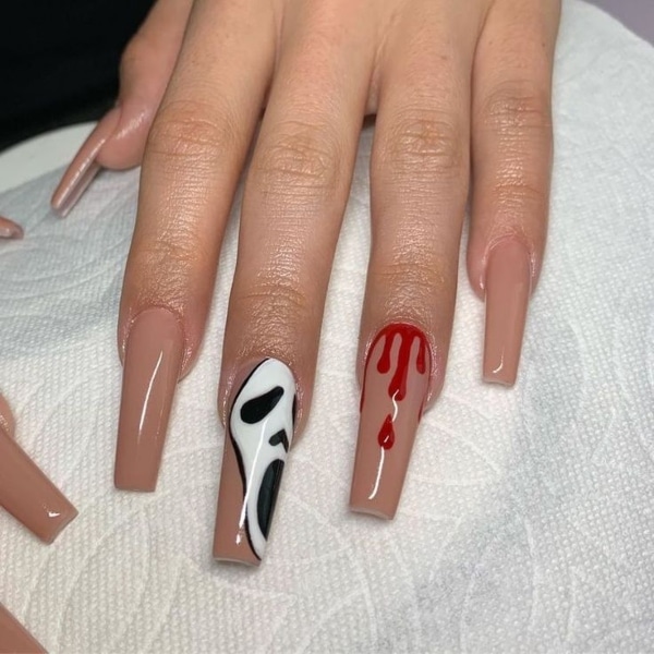 Long Halloween Nails