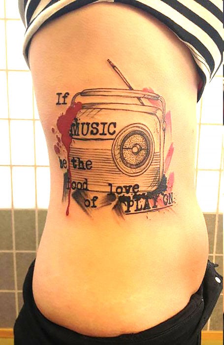 Love Of Music Tattoo 2