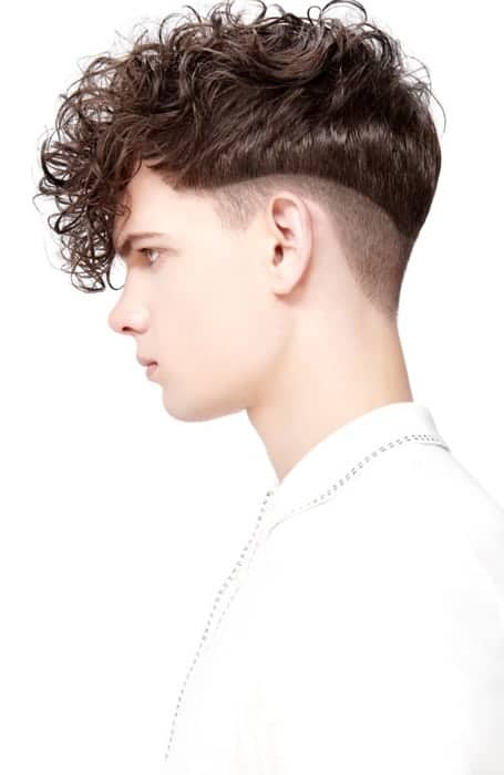 Low Fade Curly Hair