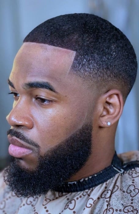 Low Fade Haircut For Black Men 
