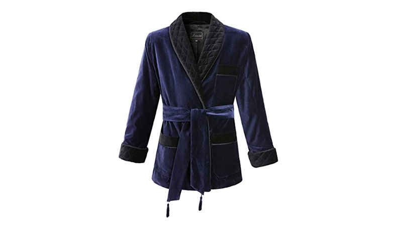 Lucasini Velvet Smoking Jacket