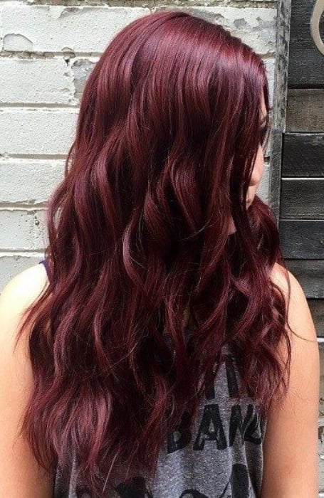 Mahogany Dark Red Hair Color