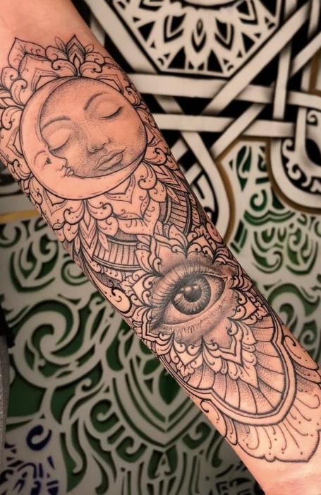 60 Sun and Moon Tattoo Designs & Meaning - The Trend Spotter 60 Sun and Moon Tattoo Designs & Meaning - The Trend Spotter