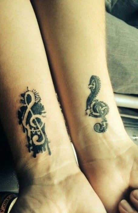 Matching Music Tattoos (1)
