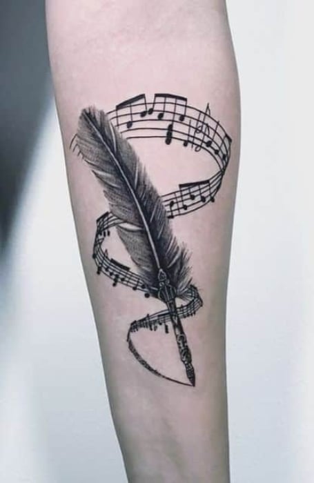 Music symbol tattoo 🔥👀 - YouTube