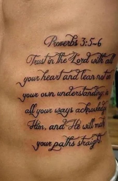 Meaningful Quote Tattoo