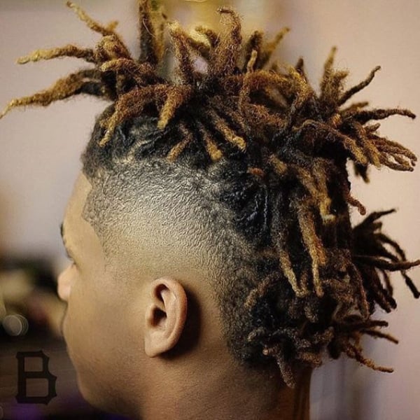 Mohawk Freeform Dreads