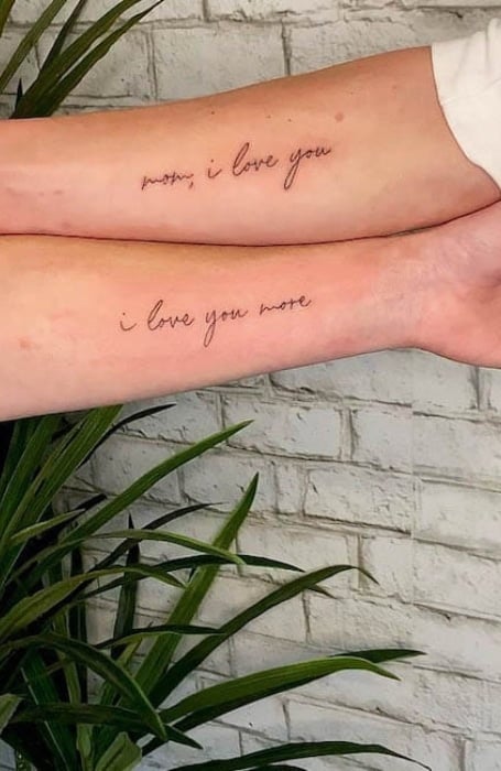 Mother Son Tattoos Quotes