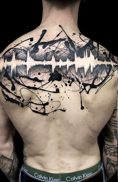 Music Back Tattoo 1