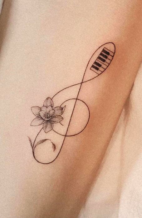 Cute and Unique Music Tattoo Designs