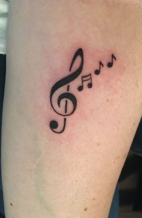 Music Symbol Tattoo (1)