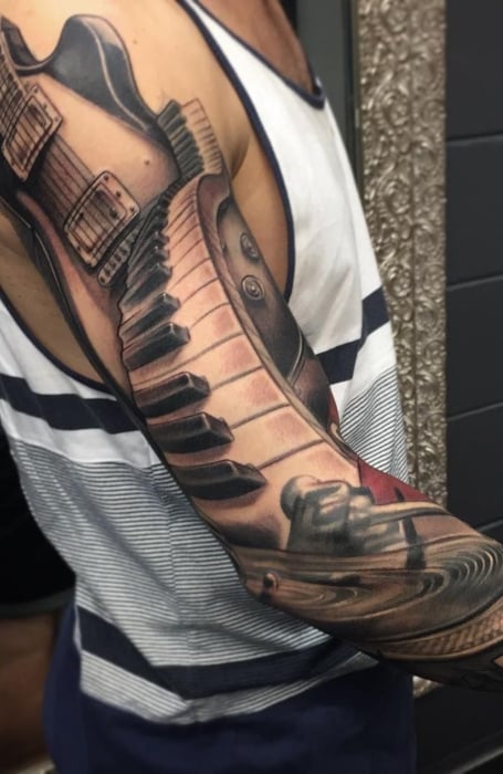 Music Tattoo Sleeve