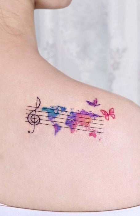 Music Themed Tattoos (1)