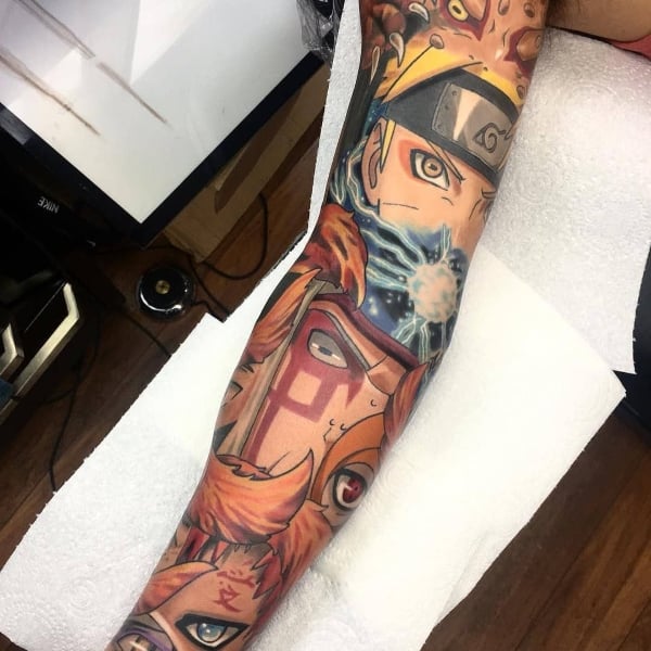 Naruto Tattoo Sleeve