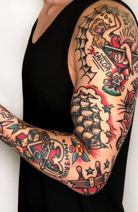 100 Cool Patchwork Tattoo Ideas 2022