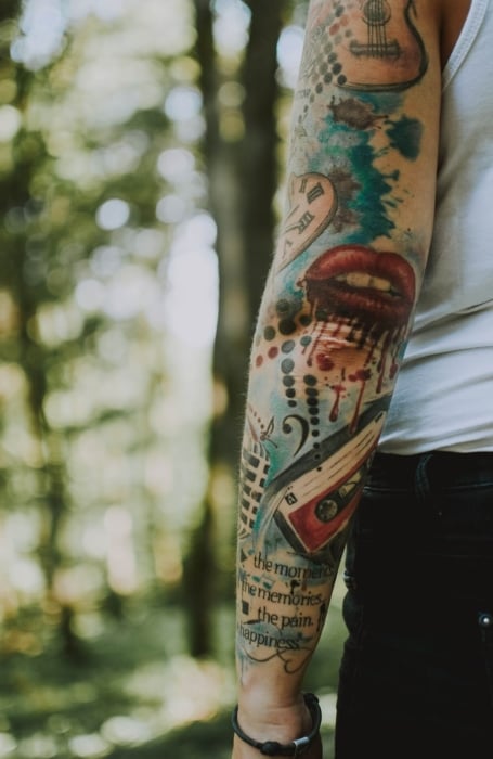 Color Patchwork Tattoos