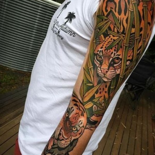 Neo Traditional Tattoo Sleeve (1)