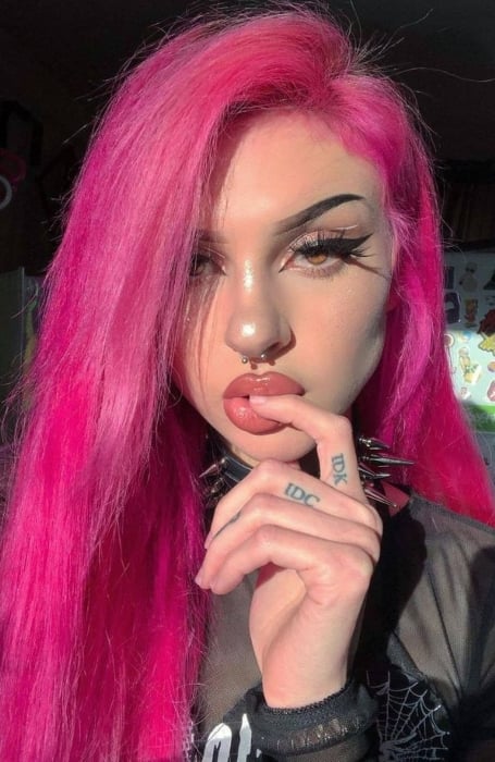Neon Pink Hair