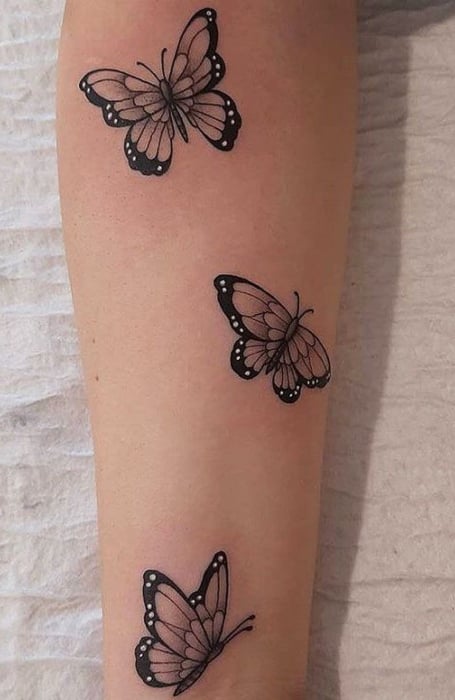 Patchwork Butterfly Tattoos