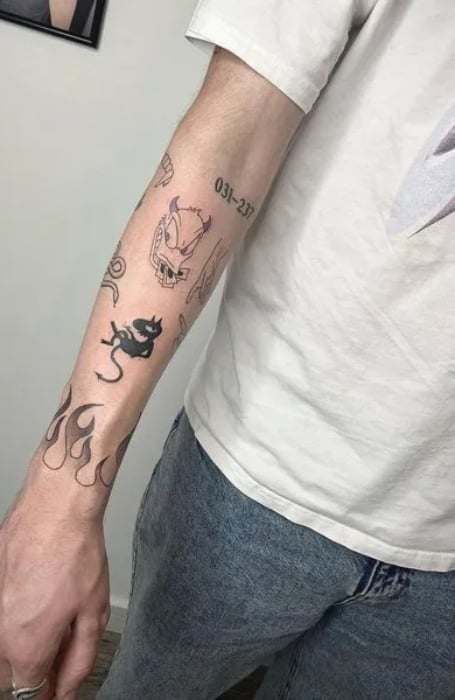 Patchwork Half Sleeve Tattoos (1)