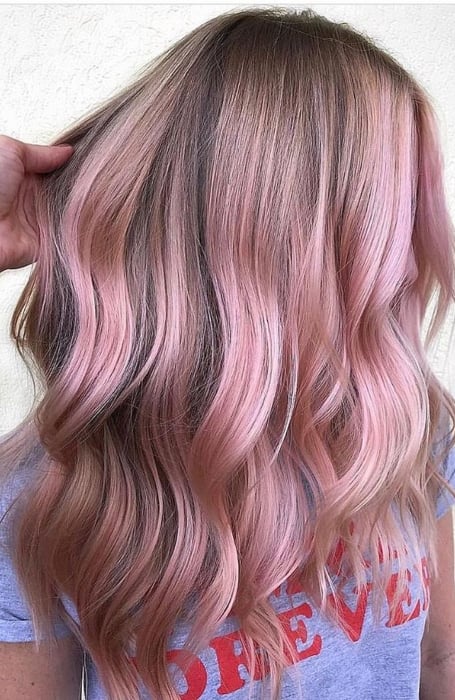 Pink Streaks In Hair