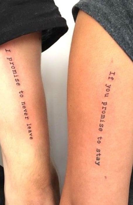 Quote Tattoos For Couples1