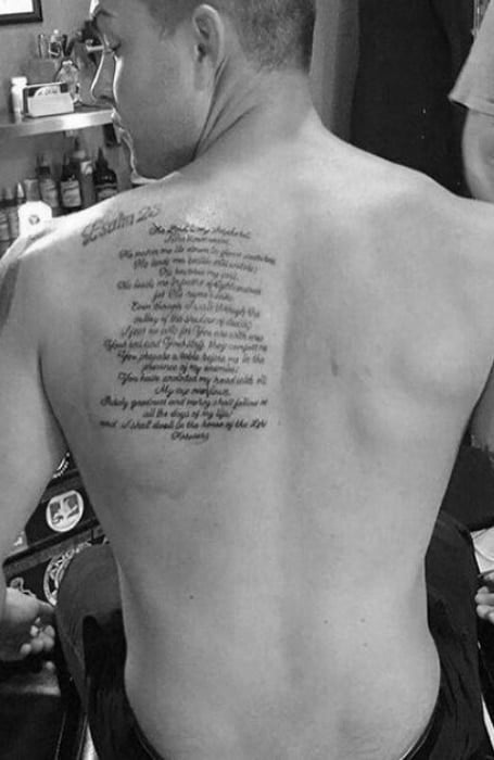 Quotes For Back Tattoo