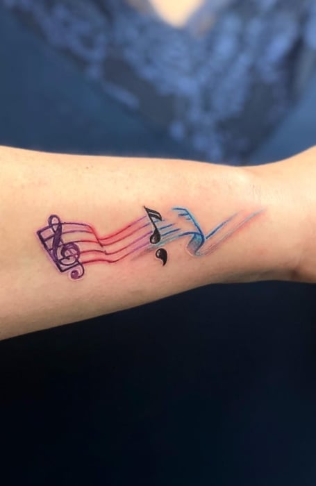 Semicolon Music Tattoo (1)