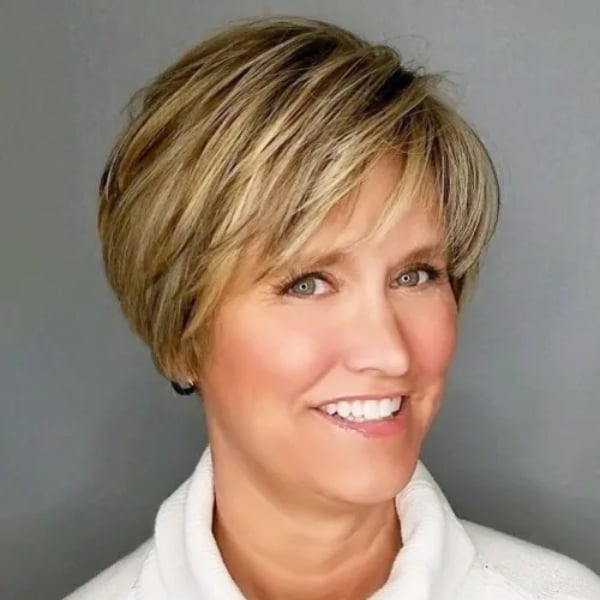 Short Hairstyles For Thick Hair Over 50