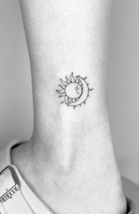 Sun and Moon Matching Tattoos and Meanings  She So Healthy