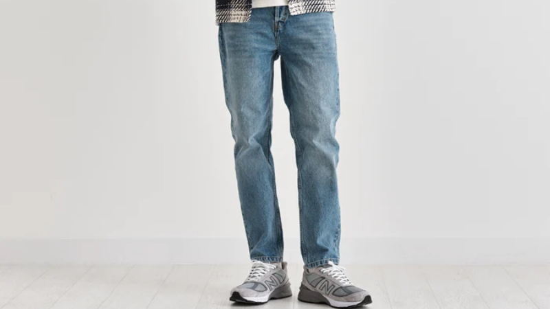 Slim Fit Jeans Mid Blue Denim