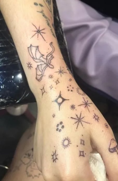 Star Patchwork Tattoos