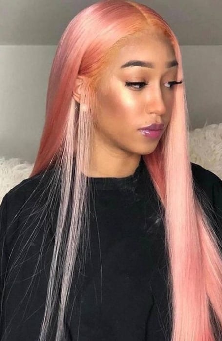 Straight Pink Hair