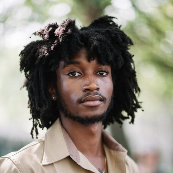 Thick Freeform Dreads