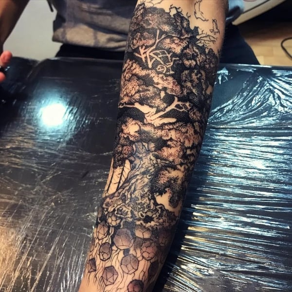 Tree Sleeve Tattoo (1)